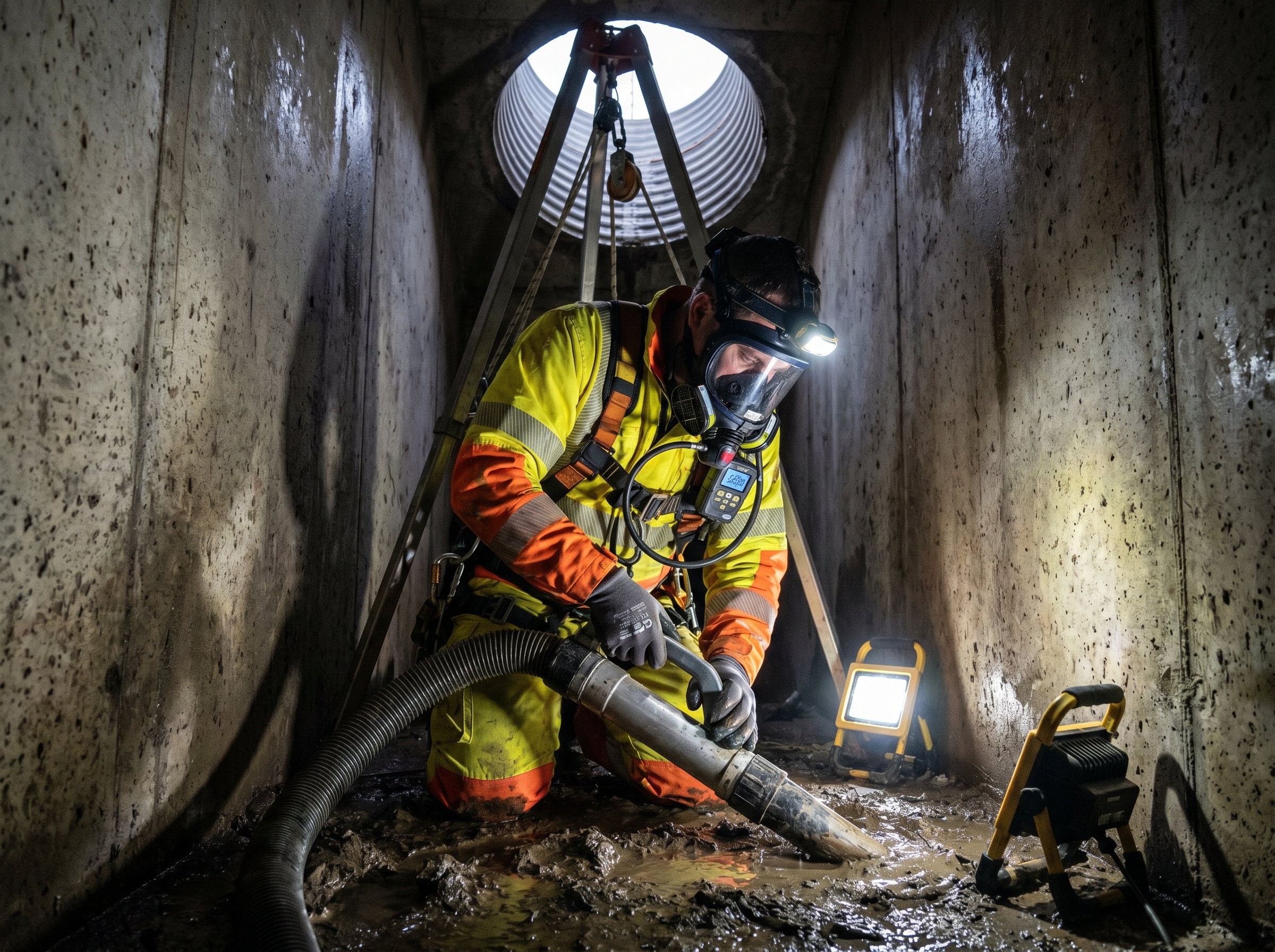 Confined access cleanup